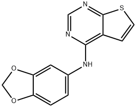N-(苯并[D][1,3]二氧戊环-5-基)噻吩并[2,3-D]嘧啶-4-胺CAS号781622-25-1；现货供应