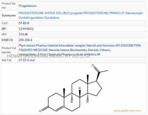 CAS 57-83-0 Progesterone powder in bulk price