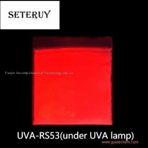 Factory Supply UV Invisible Fluorescent pigment Red R617 for security inks (UVA-RS53)