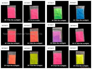 Manufacturer of Daylight Fluorescent Color Powder Pigment/Fluorescent Pigment, Red/Pink/Green Pigment