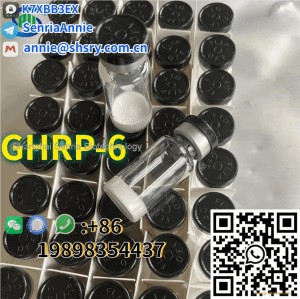 Intermediates of peptides 99% purity GHRP-6 CAS 87616-84-0 Growth hormone releasing peptide cosmetic peptides best price 2-3 days fast delivery 100% security pass customs