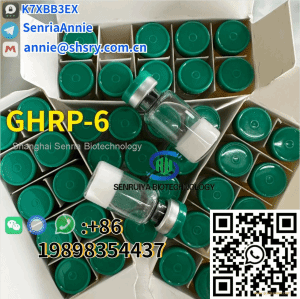Cosmetic polypeptide best price 99% purity GHRP-6 CAS 87616-84-0 Growth hormone releasing peptide 2-3 days fast delivery 100% security pass customs
