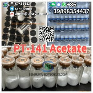 2-3 days fast delivery and best price 99% puritty PT-141 Acetate CAS 137525-51-0 pharmaceutical peptide 100% security pass customs