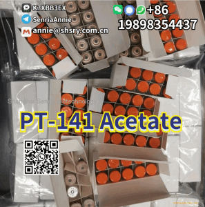Best price and 99% puritty PT-141 Acetate CAS 137525-51-0 pharmaceutical peptide with 2-3 days fast delivery 100% security pass customs