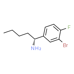 (1R)-1-(3-BROMO-4-FLUOROPHENYL)PENTYLAMINE