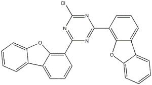 2-chloro-4,6-bis(dibenzo[b,d]furan-4-yl)-1,3,5-triazine  